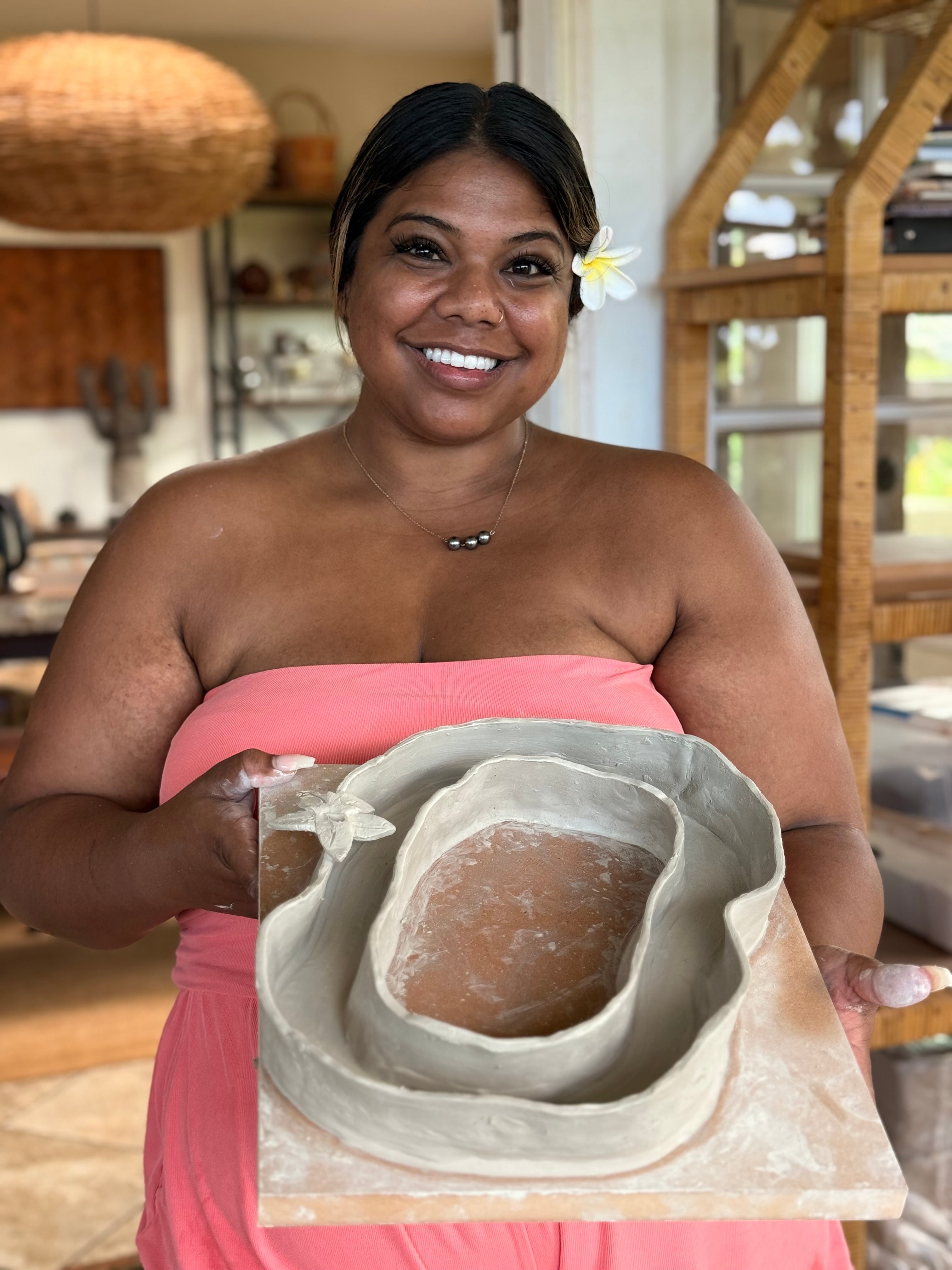Special Events - Roxanne's Birthday - Lei Vase Workshop