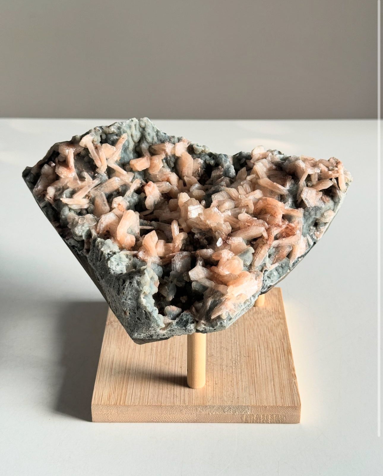Chalcedony with Orange Apophylite