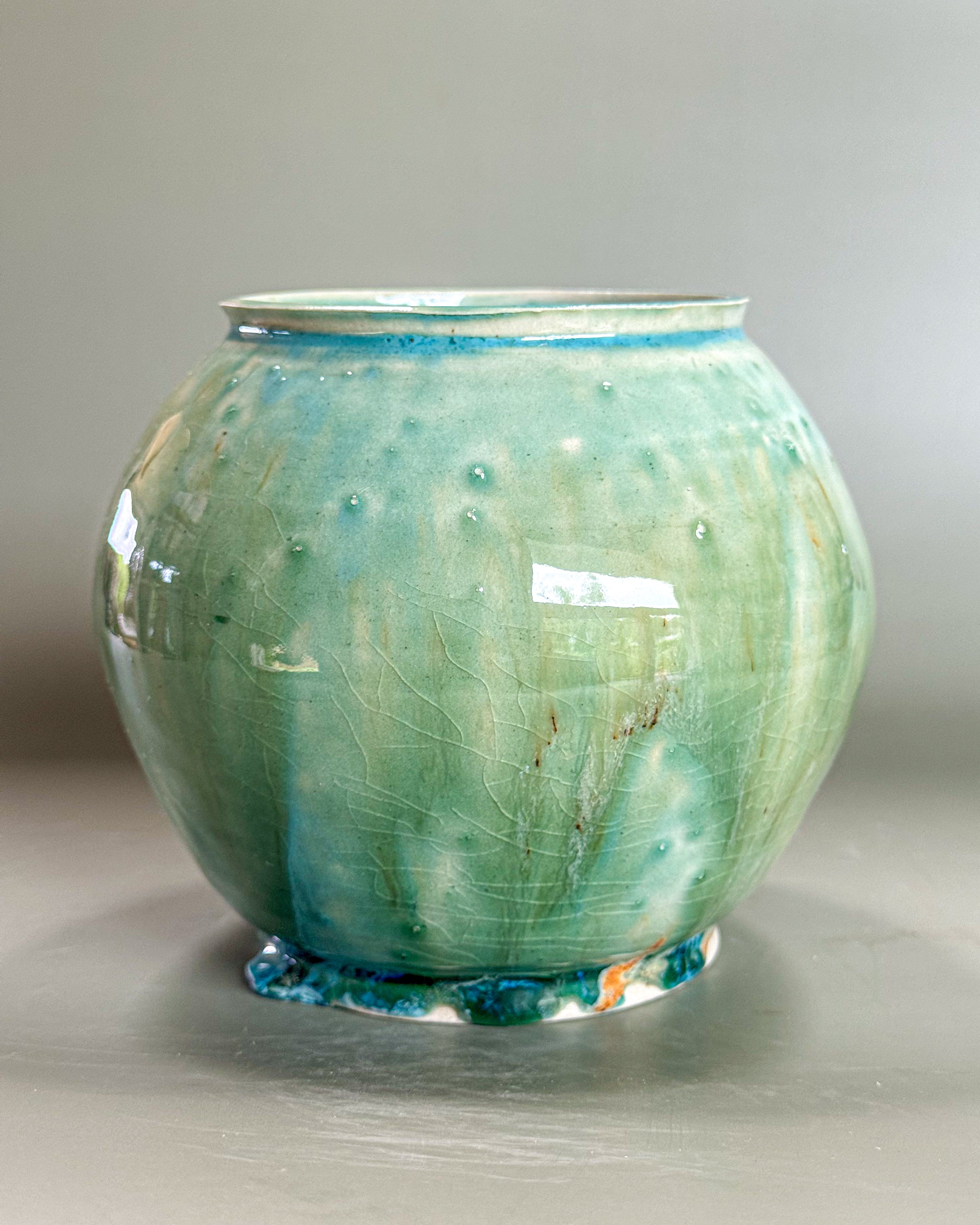 Sandy Waves Moon Jar