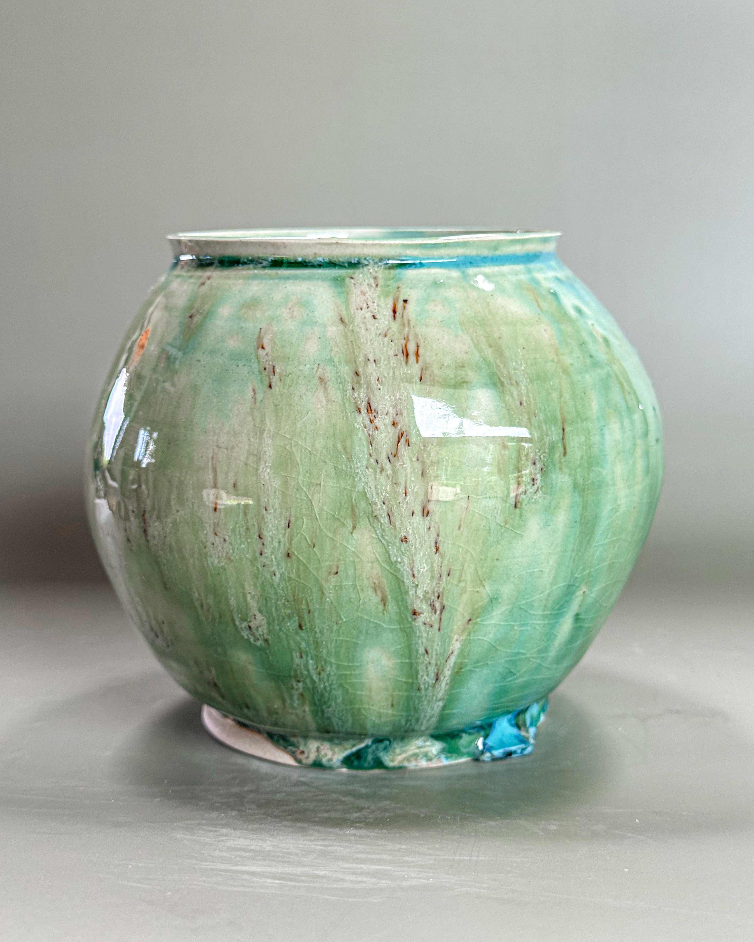 Sandy Waves Moon Jar