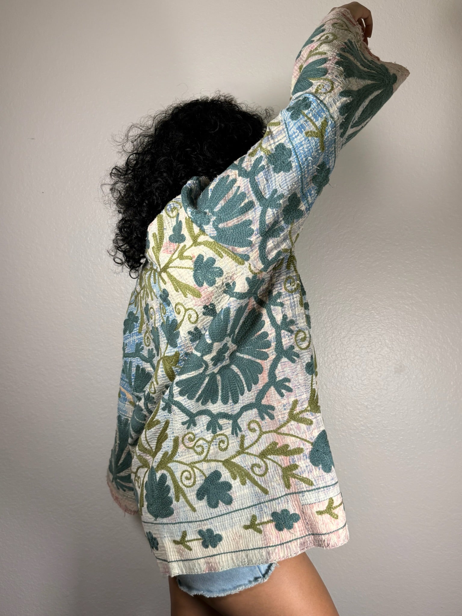 Deeta Kantha Embroidered Jacket