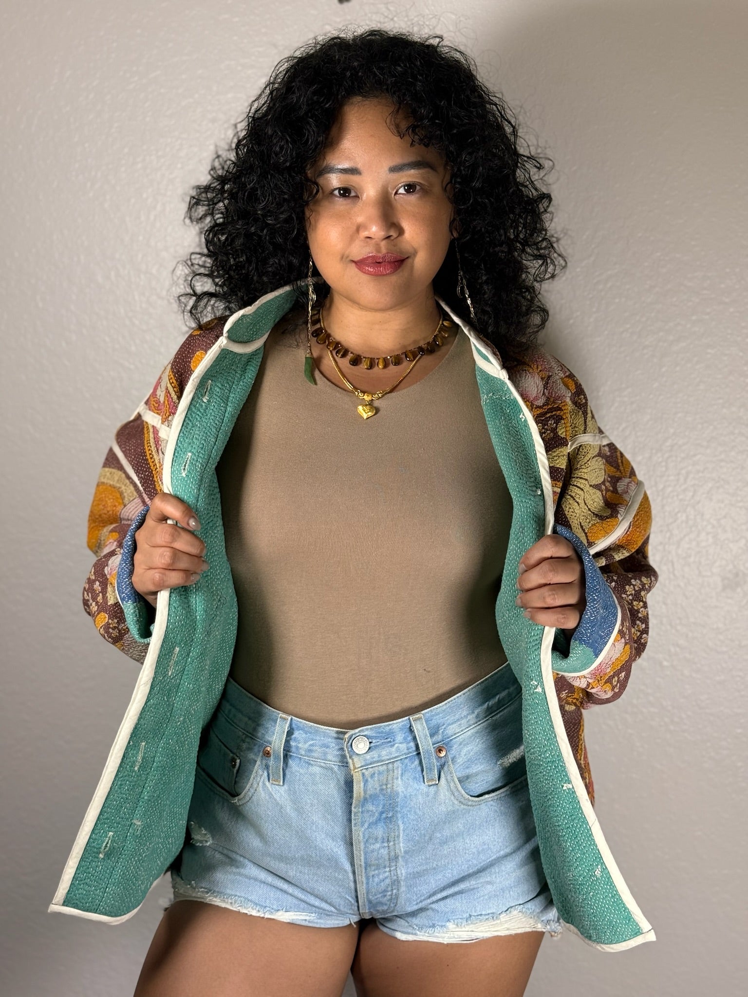 Saara Embroidered Bomber Jacket