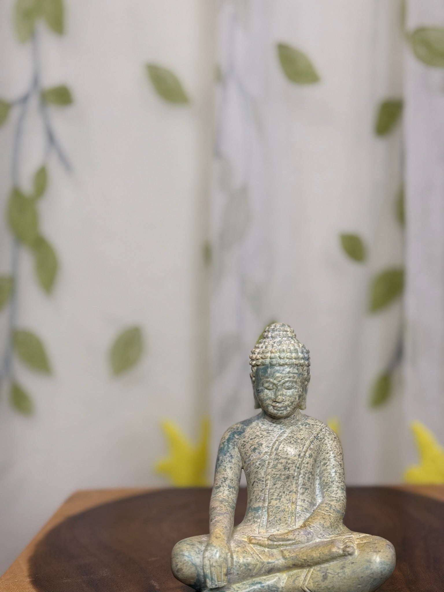 Defeating-Devil Buddha in Soapstone