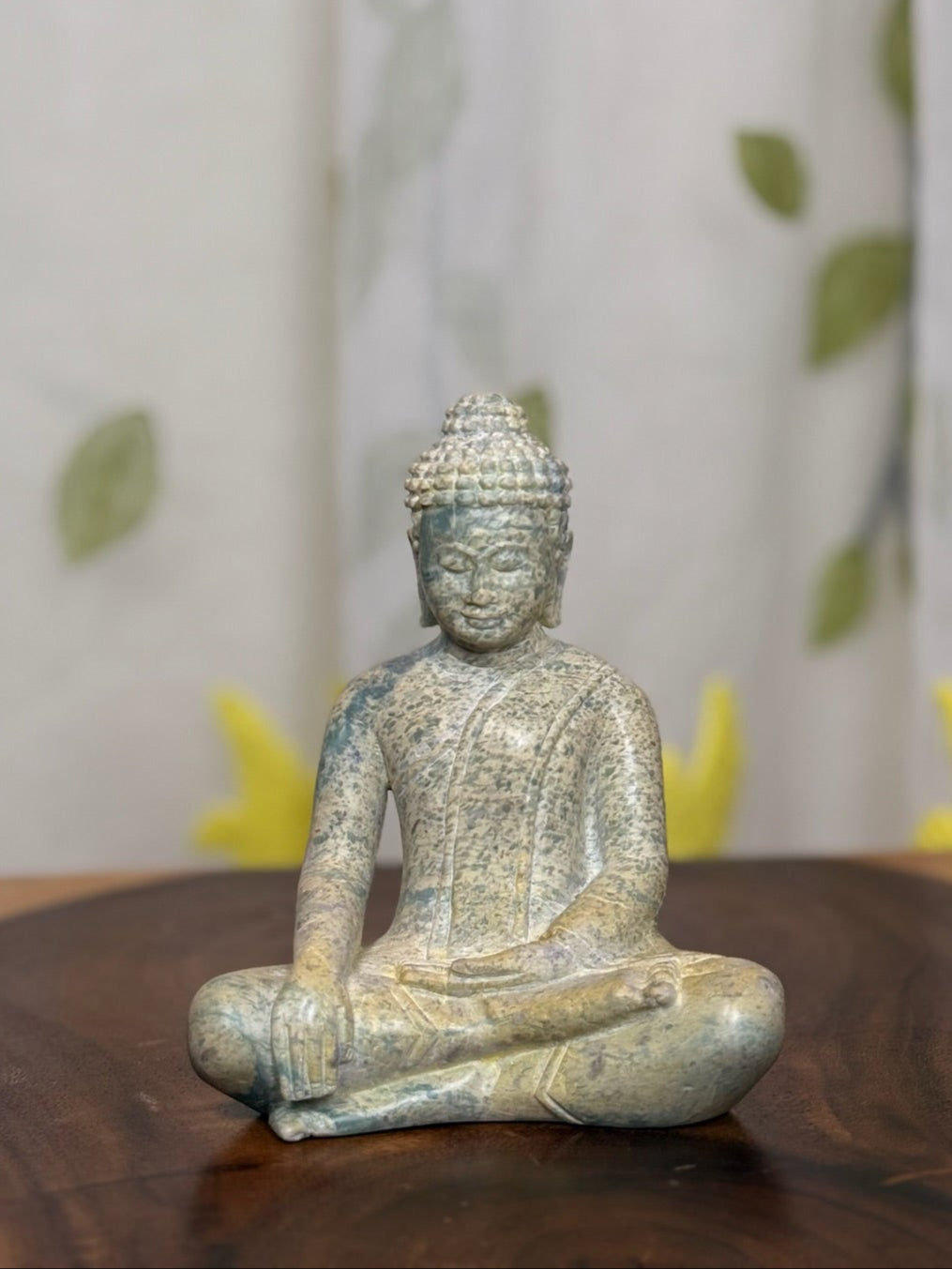 Defeating-Devil Buddha in Soapstone