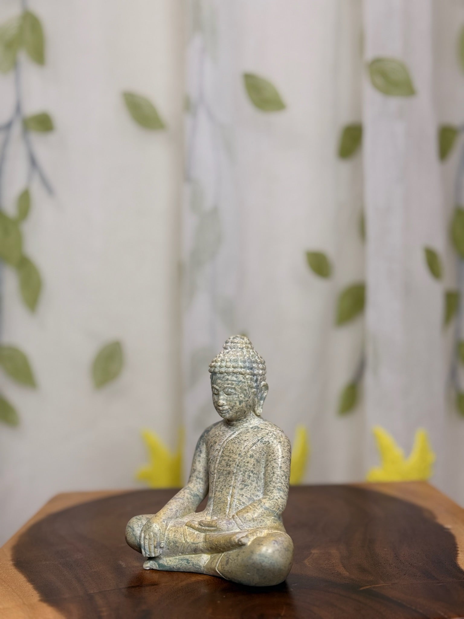 Defeating-Devil Buddha in Soapstone