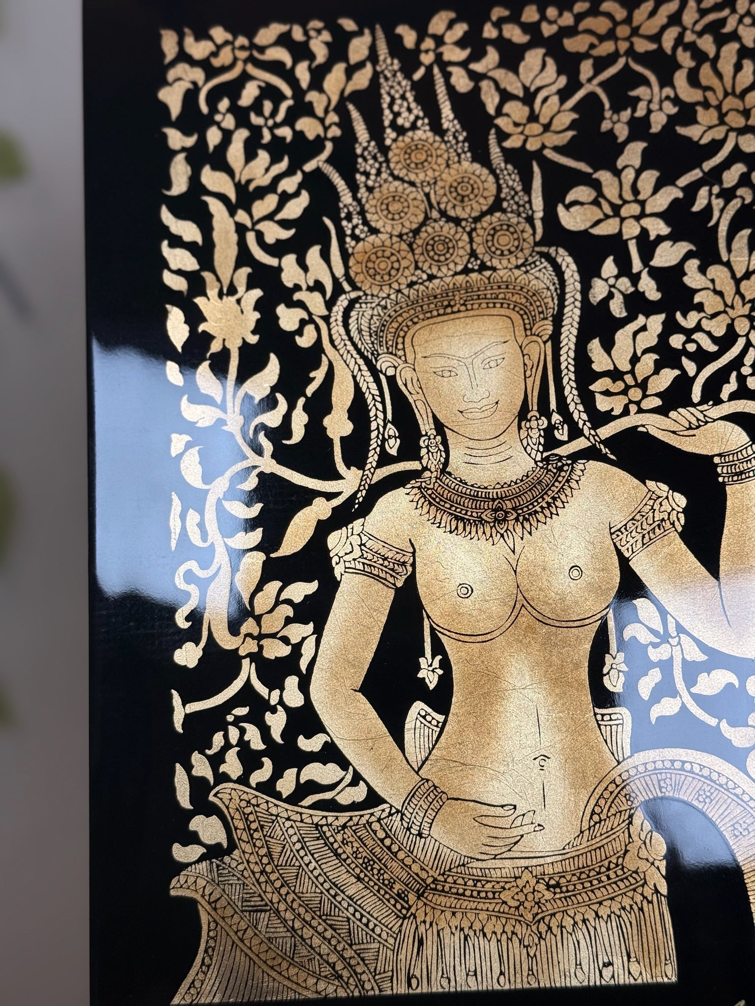 Devata With Lotus Flow