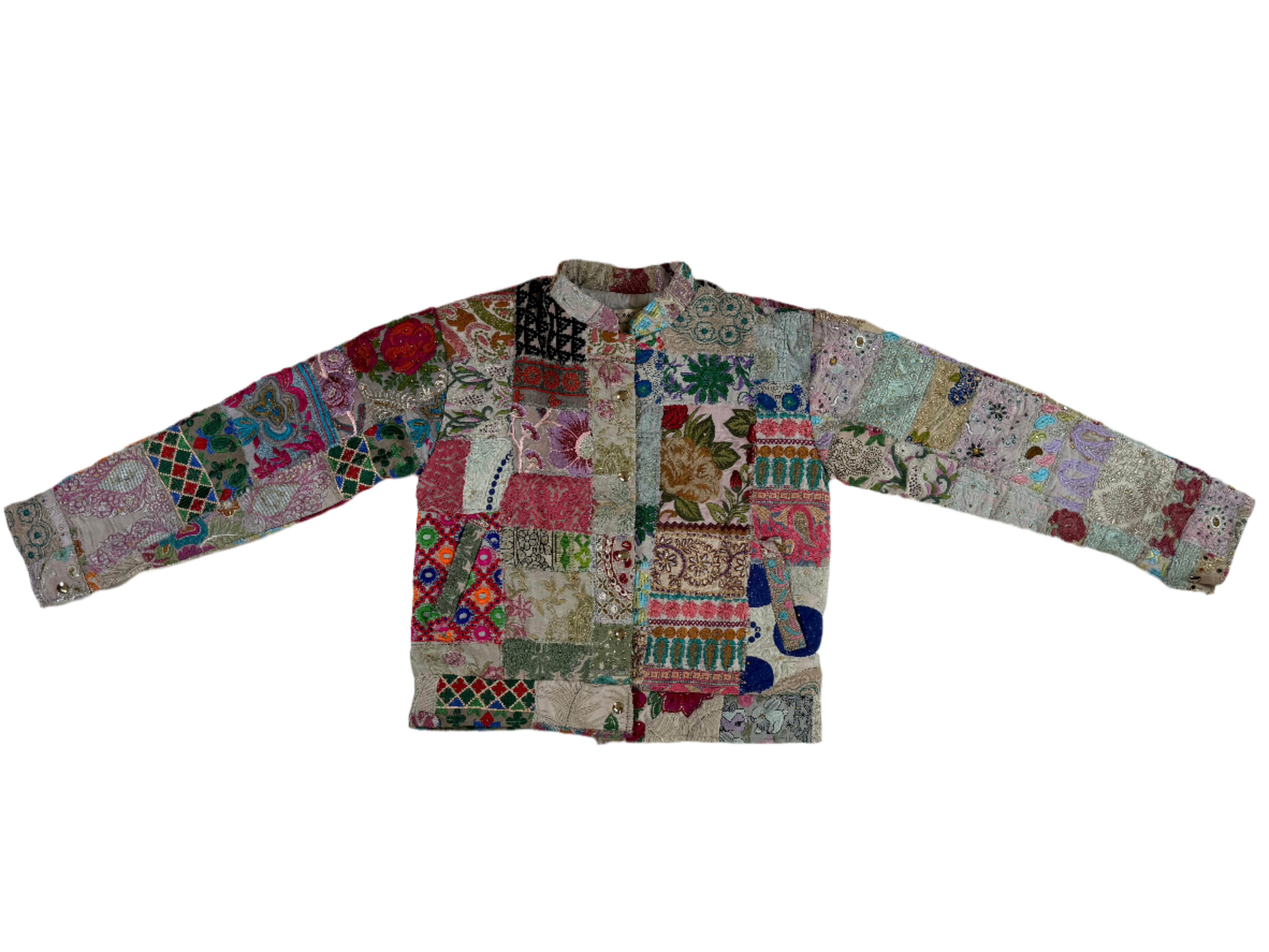 Jessie Patchwork Bomber Jacket