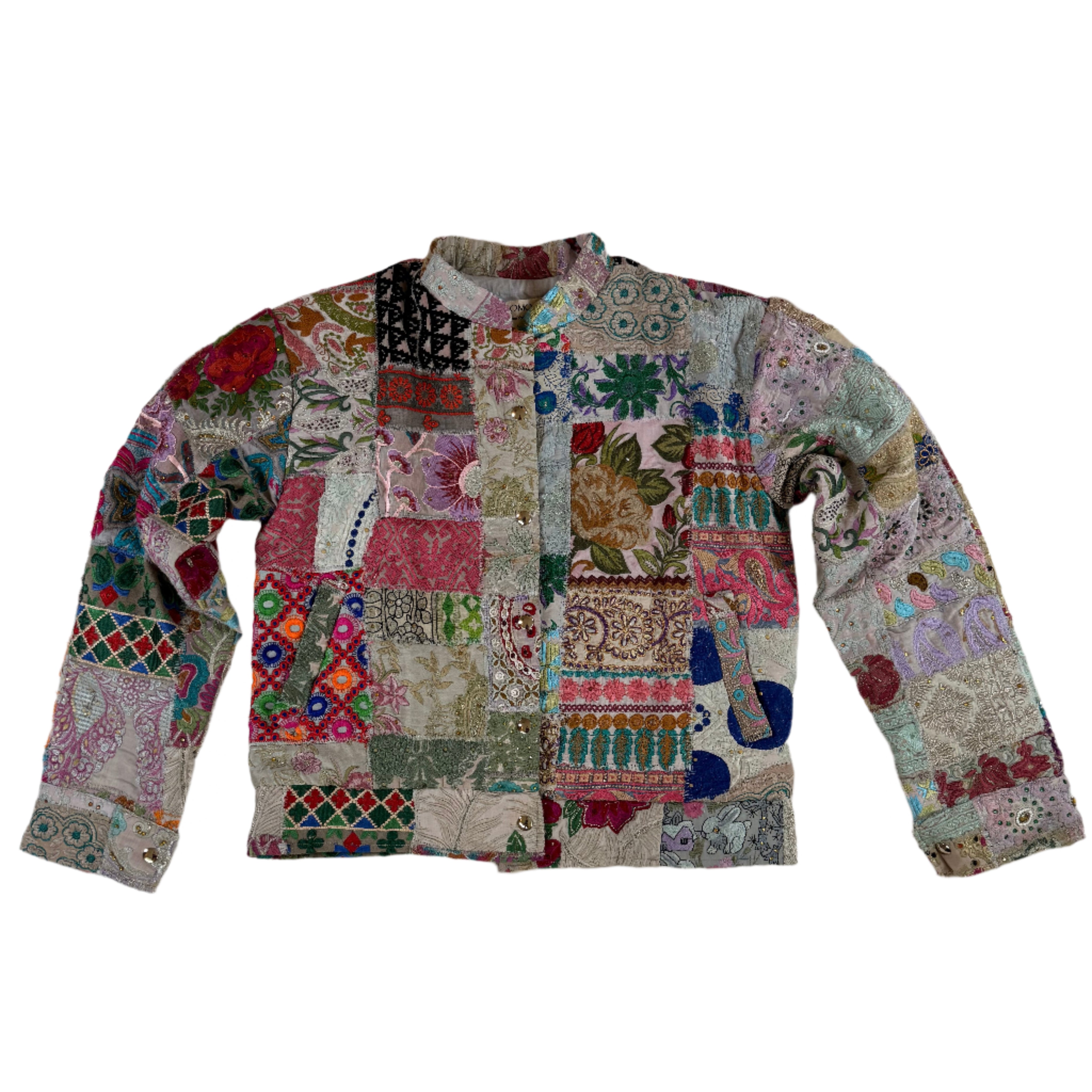 Jessie Patchwork Bomber Jacket
