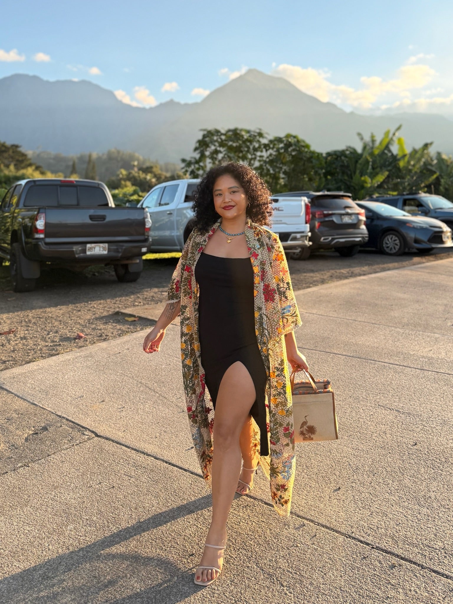 Honey Girl Embroidered Kimono