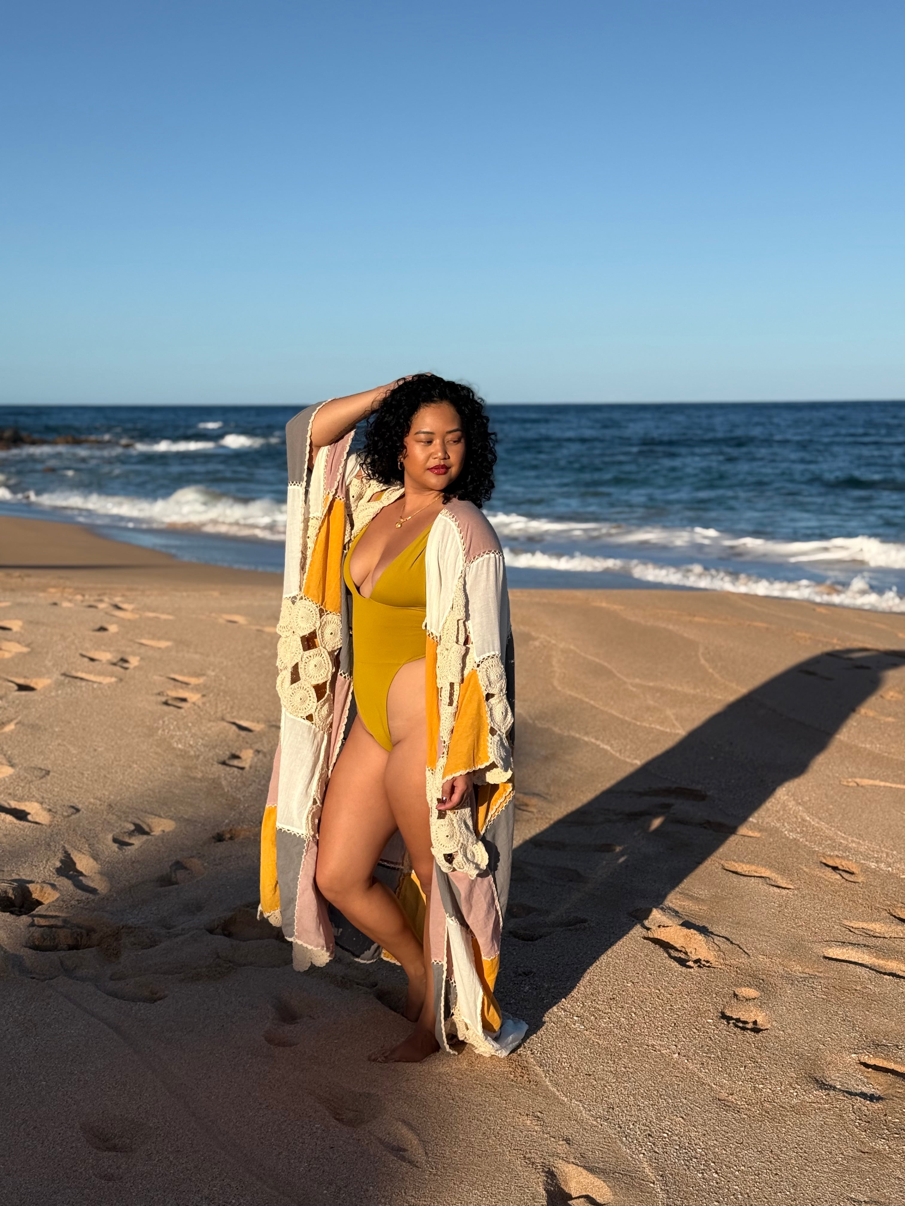 Koh Chang Crochet Kimono Duster