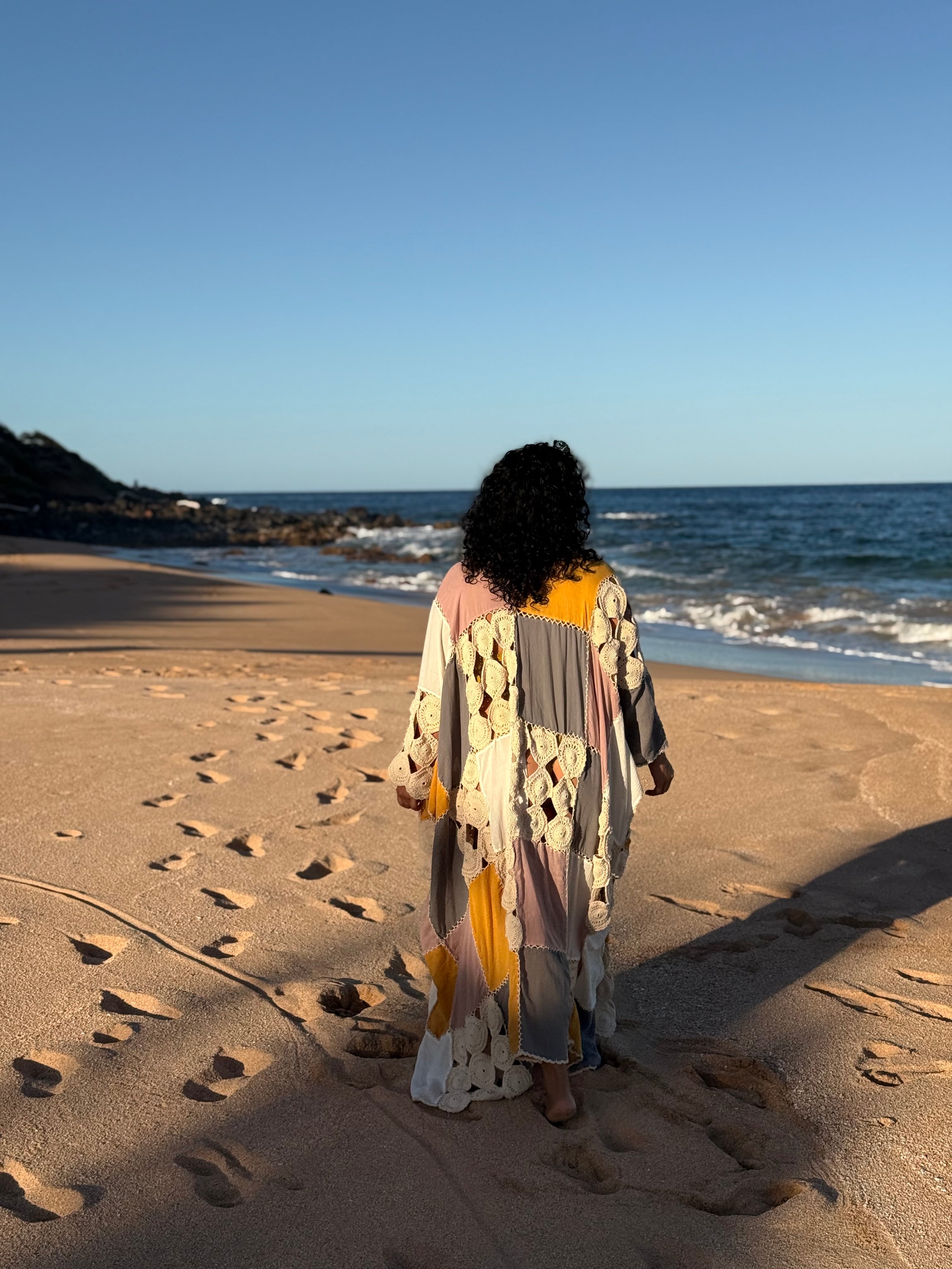 Koh Chang Crochet Kimono Duster