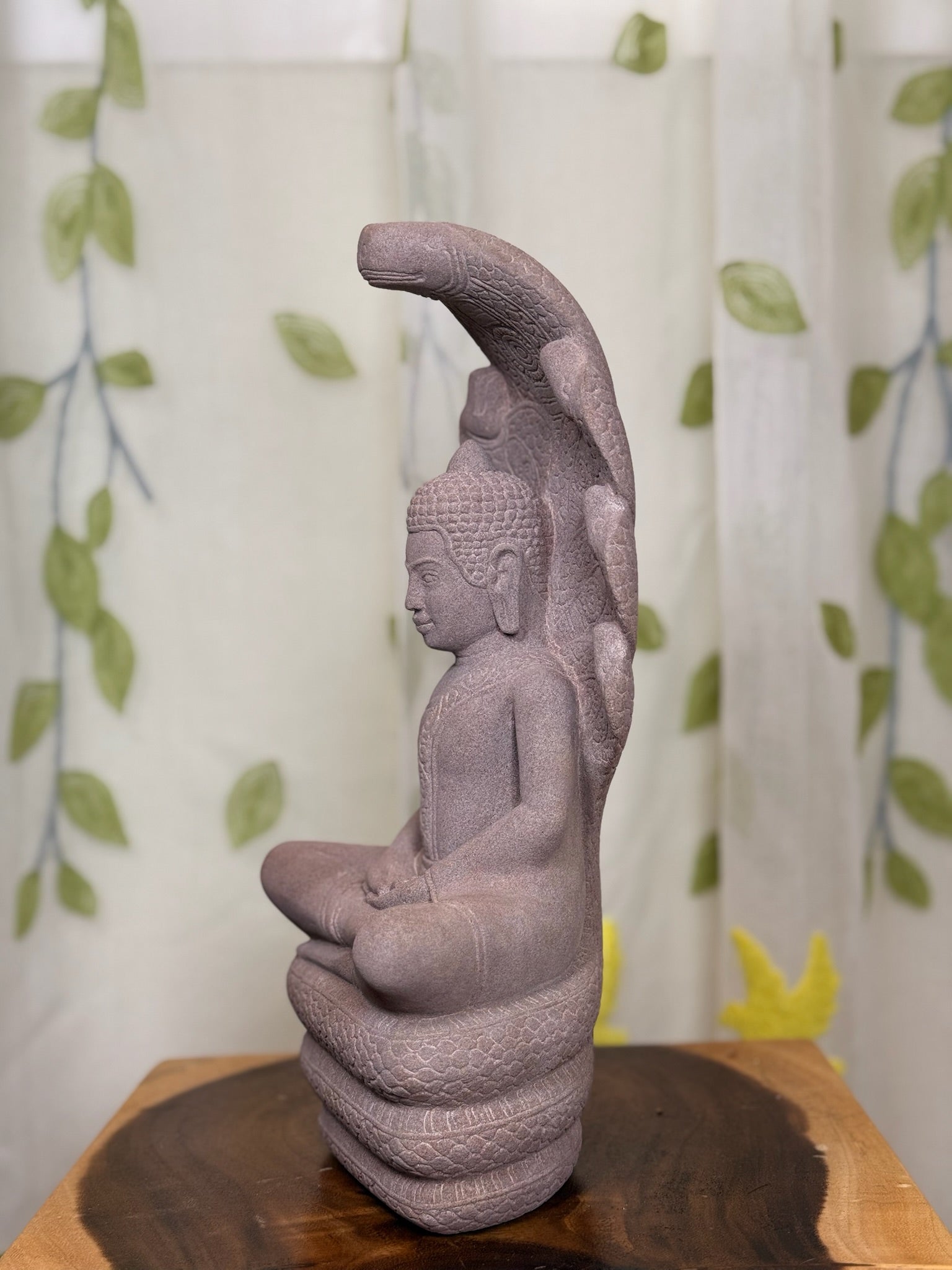 Buddha Protected by Naga in Sandstone